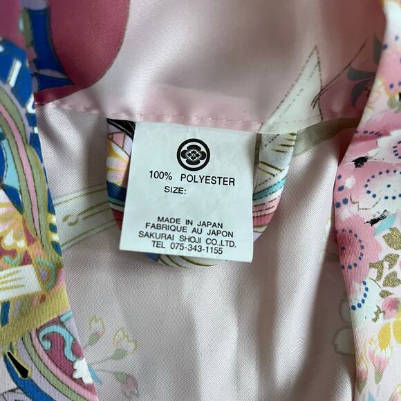 Pink Japanese kimono robe - Picture 6 of 6
